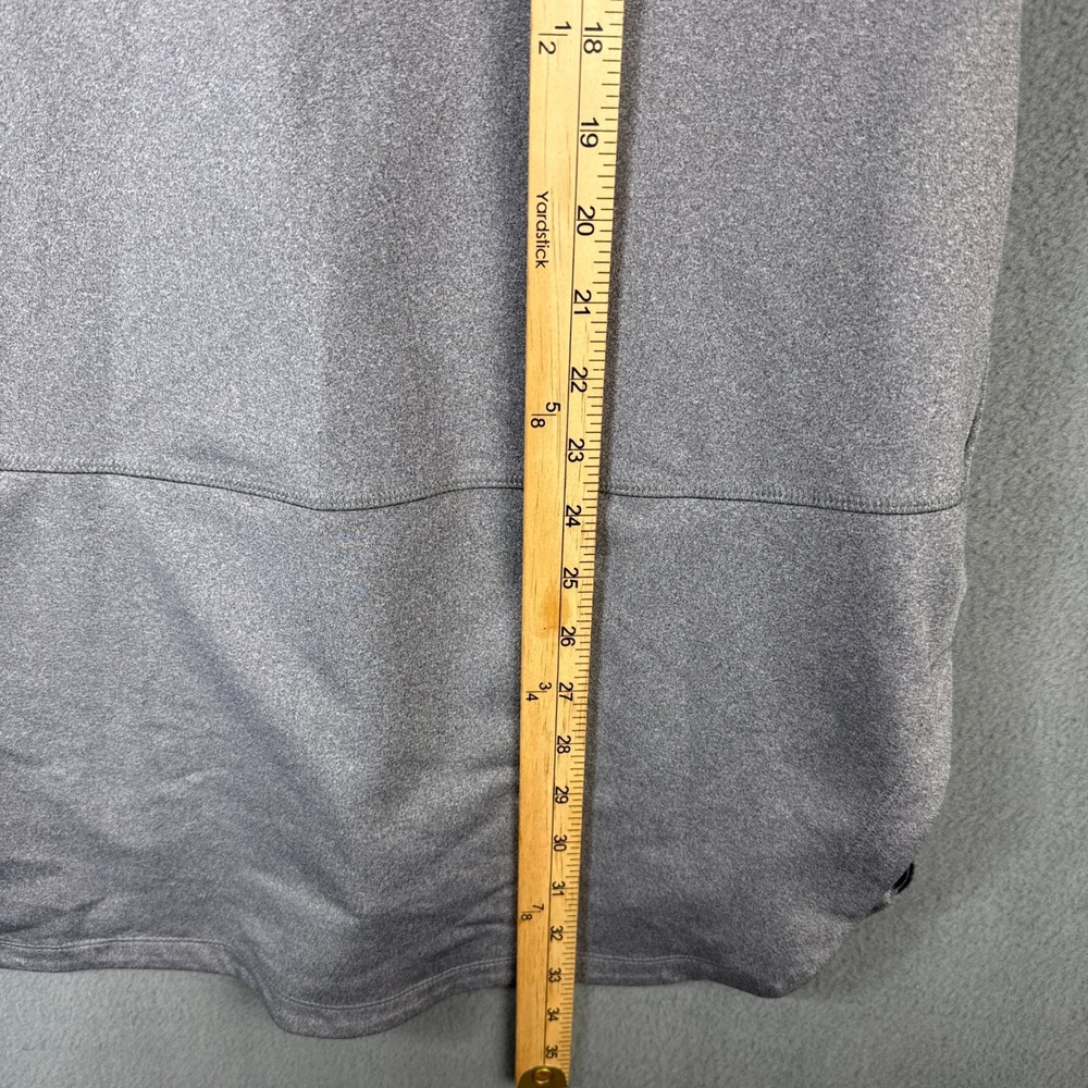 Veil Spark Gray 1/4 Zip Pullover Long Sleeve Athletic Shirt Large 100XL Heart - Picture 8 of 8
